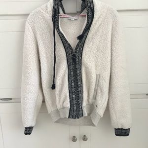 American eagle fuzzy jacket!!!